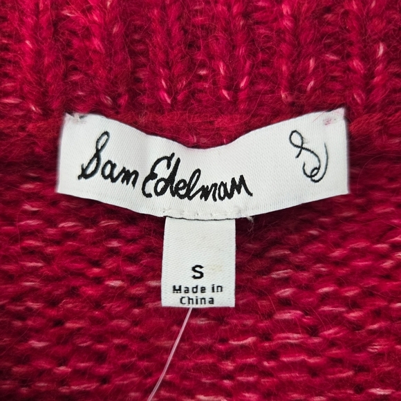 Sam Edelman Women's Khloe Crewneck Boxy Pullover Sweater. Size Small. New.Stay - Picture 9 of 11
